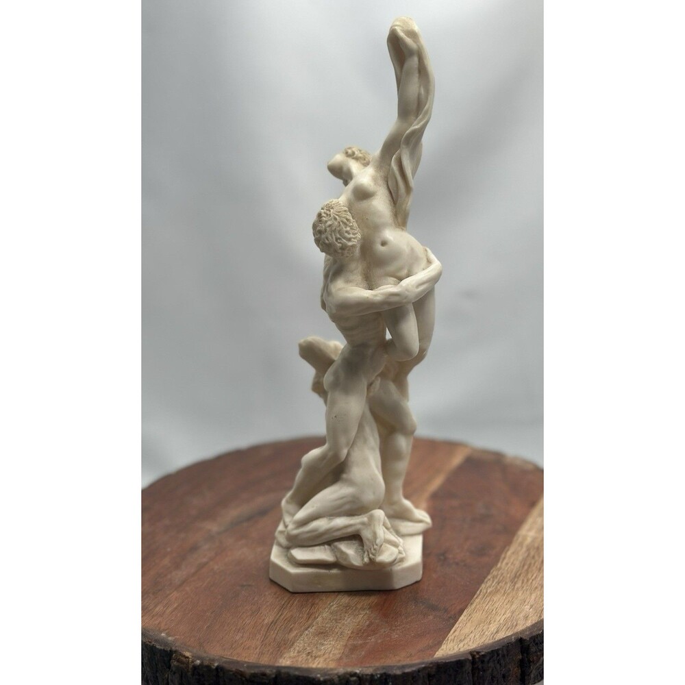 Sculptor A. Santini Sabine Women Marble Resin Statue Italy Sculpture Classic